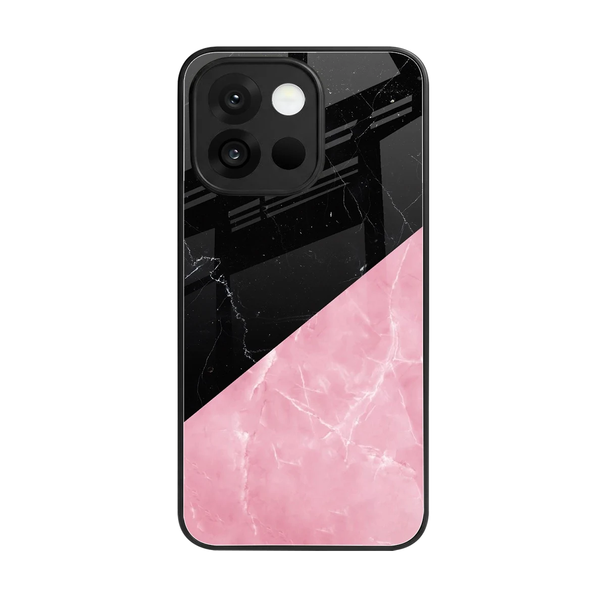 Obsidian Rose back phone cover | glass case for oneplus 13s