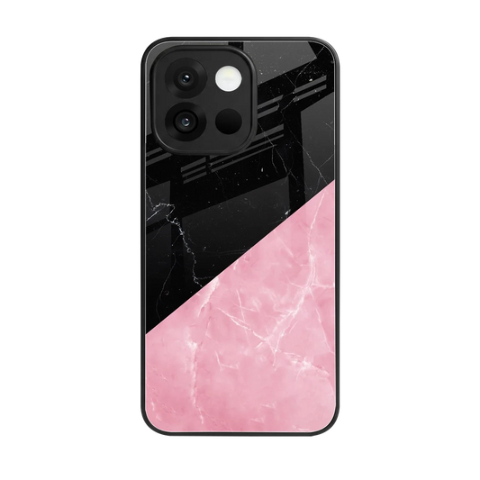 Obsidian Rose back phone cover | glass case for oneplus 13s