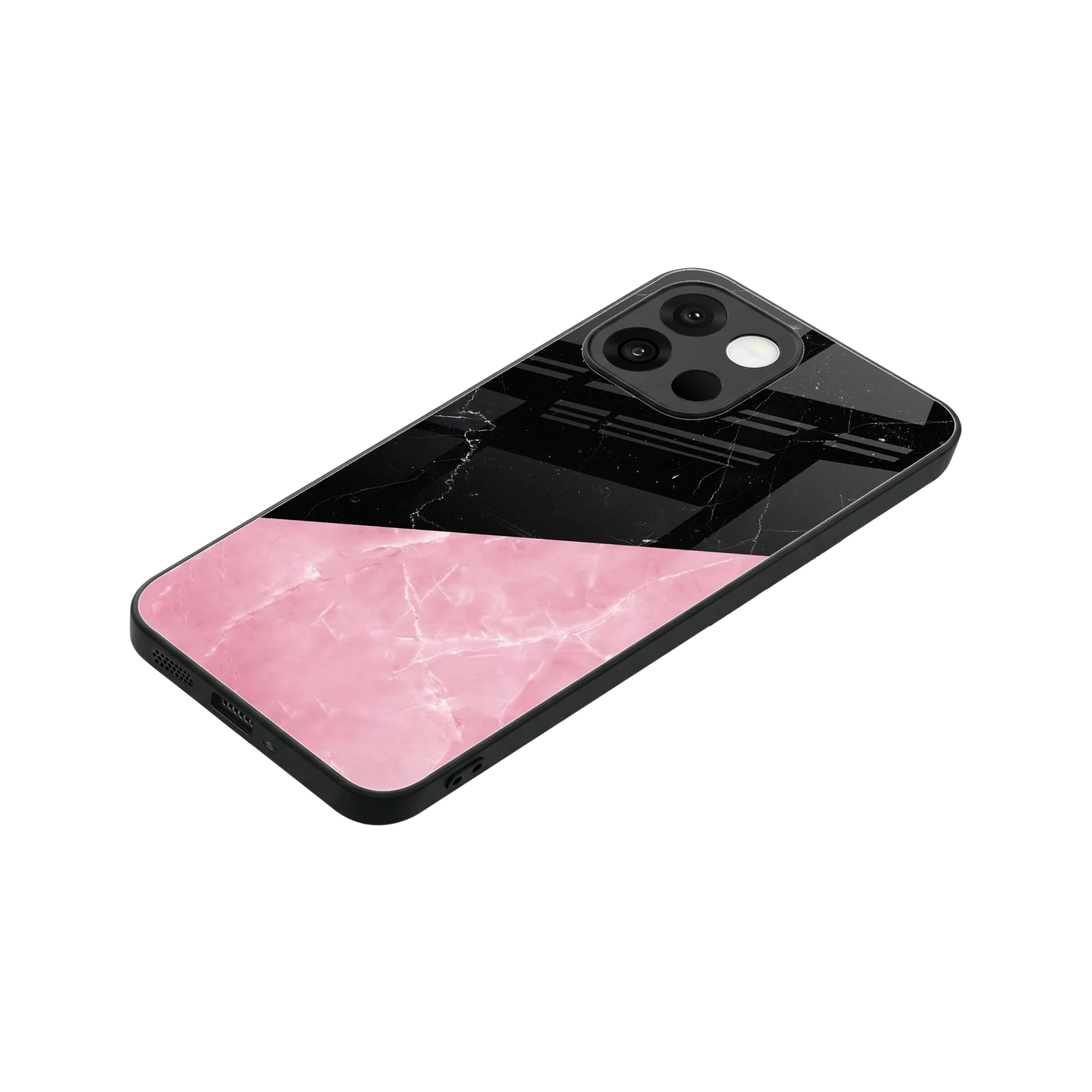 Obsidian Rose stylish phone case for oneplus 13s | glossy glass and slim fit