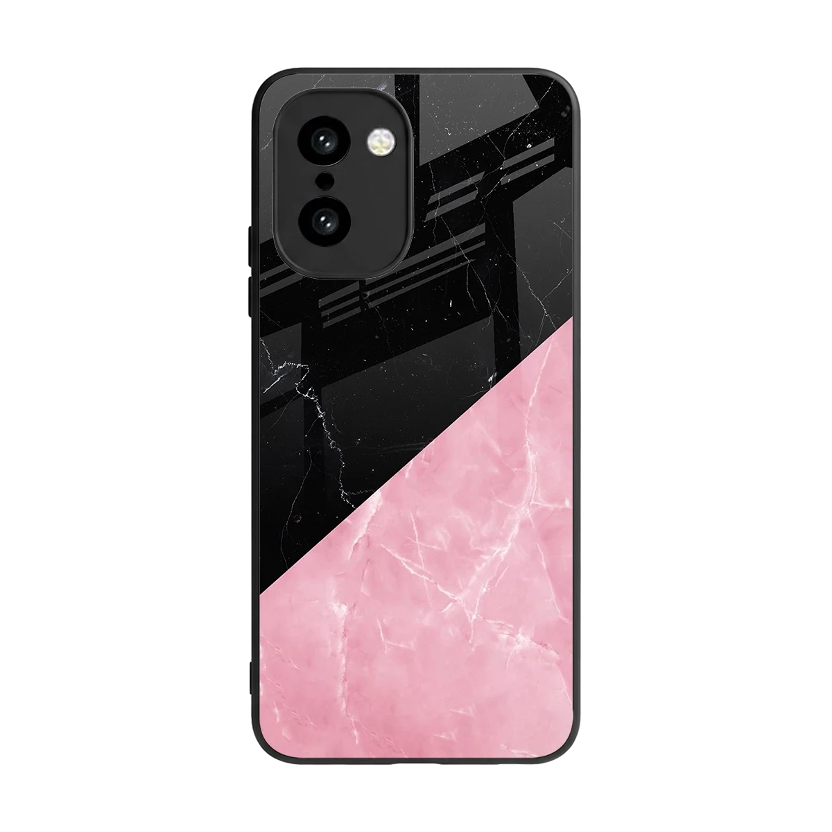 Obsidian Rose back phone cover | glass case for oneplus 15r