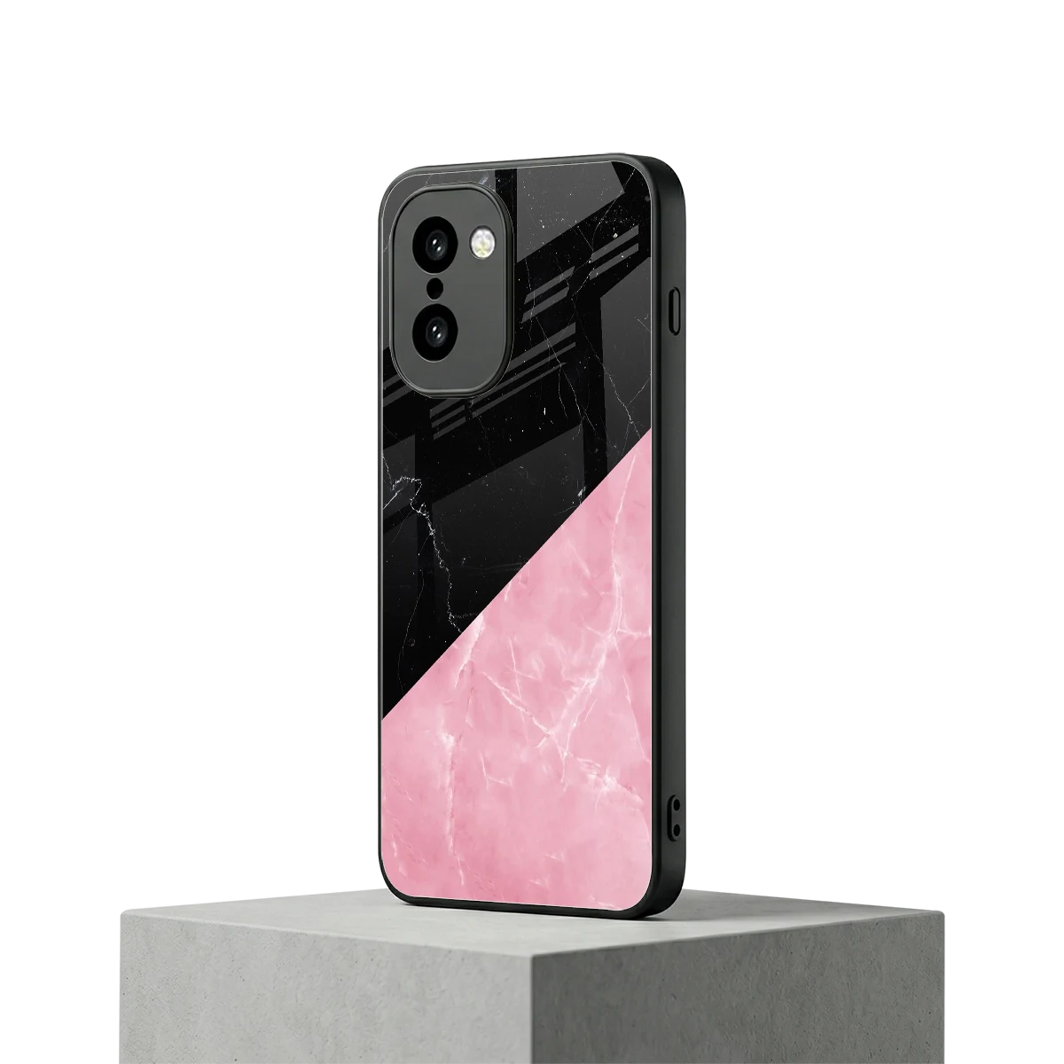 Obsidian Rose oneplus 15r mobile cover | shockproof glass phone case