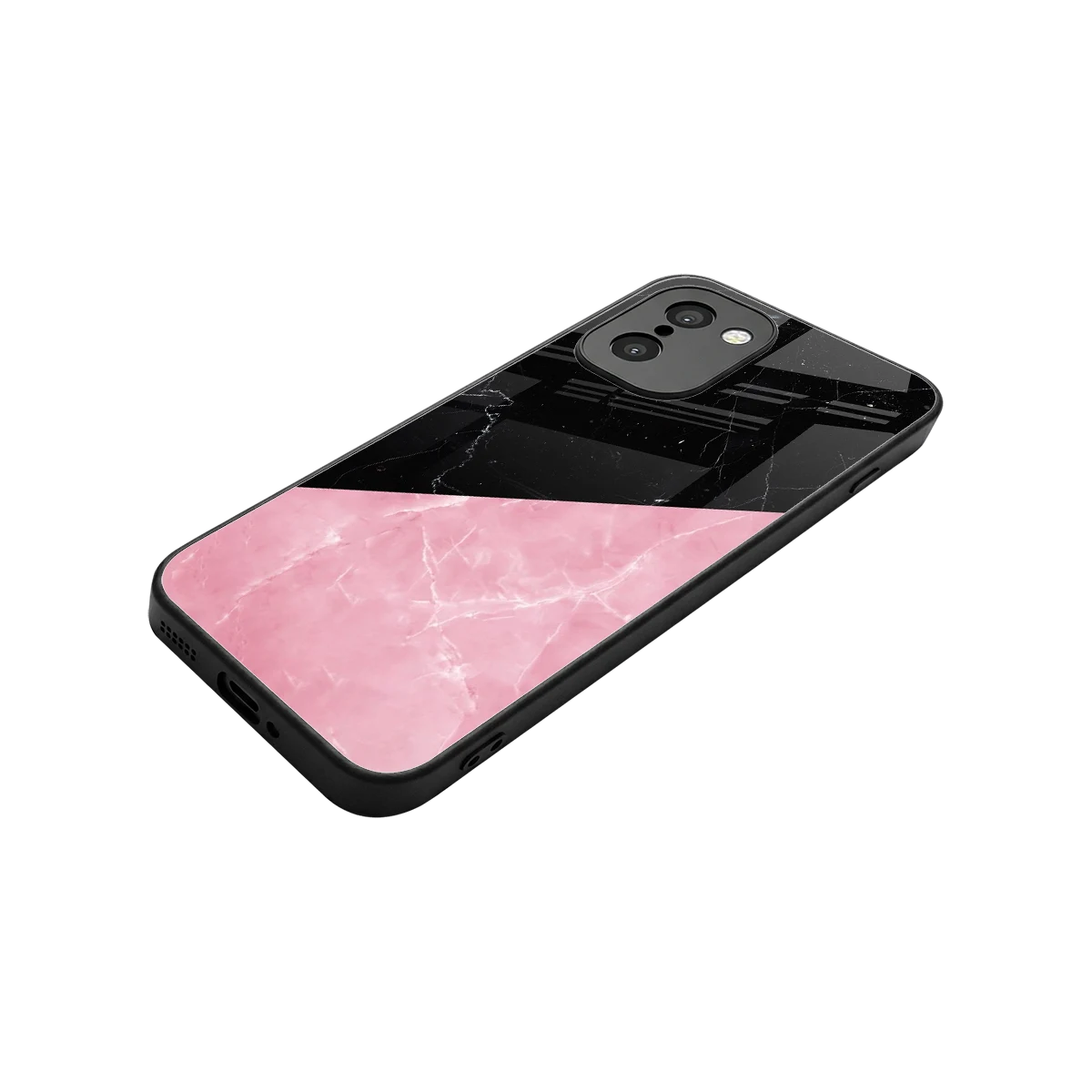 Obsidian Rose stylish phone case for oneplus 15r | glossy glass and slim fit