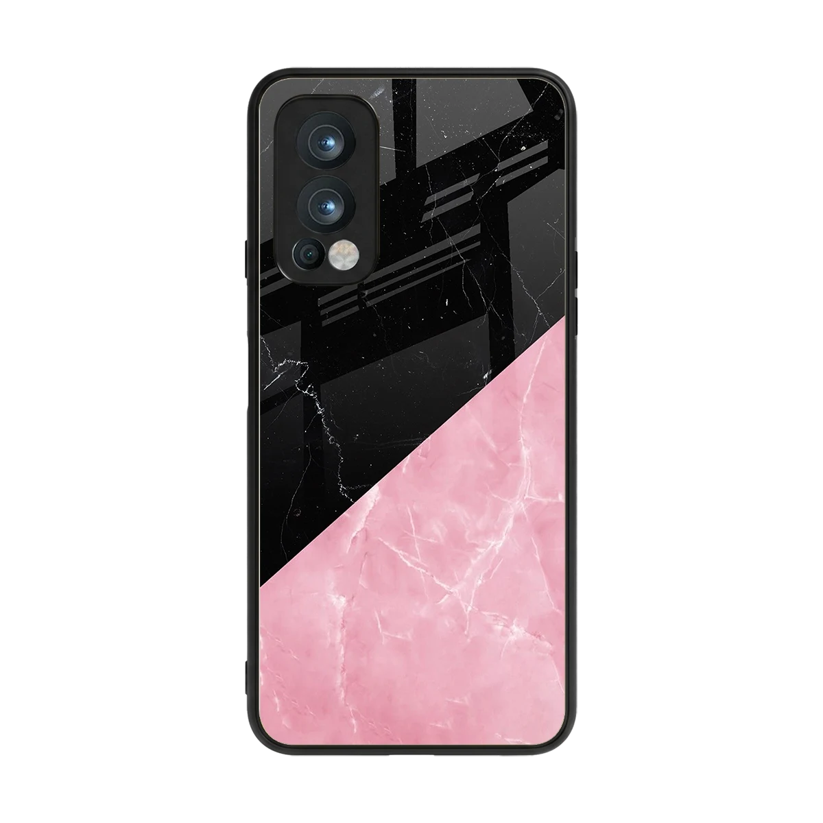 Obsidian Rose back phone cover | glass case for oneplus nord 2