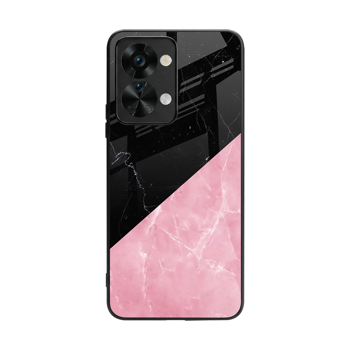 Obsidian Rose back phone cover | glass case for oneplus nord 2t