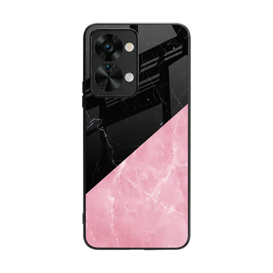 Obsidian Rose back phone cover | glass case for oneplus nord 2t