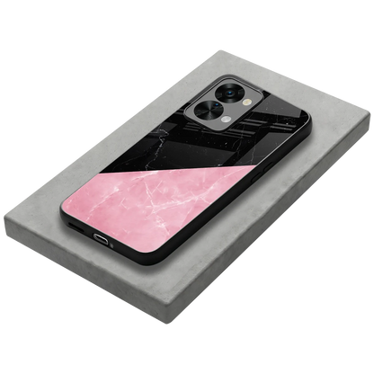 Obsidian Rose stylish phone case for oneplus nord 2t | glossy glass and slim fit
