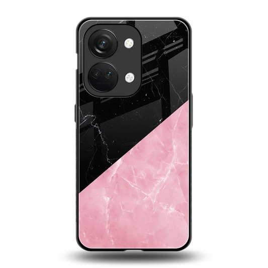 Obsidian Rose back phone cover | glass case for oneplus nord 3
