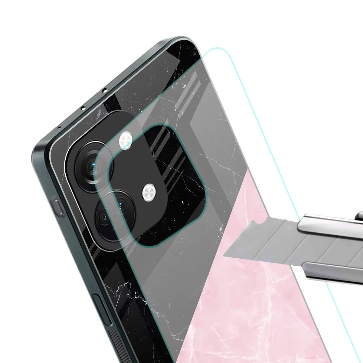 Obsidian Rose stylish phone case for oneplus nord 3 | glossy glass and slim fit