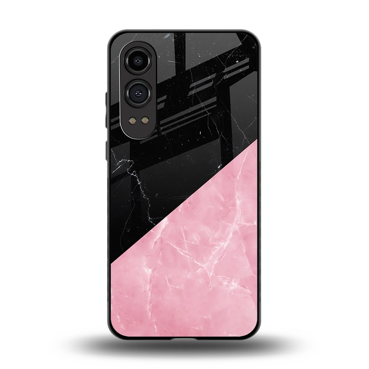 Obsidian Rose back phone cover | glass case for oneplus nord ce 4 lite
