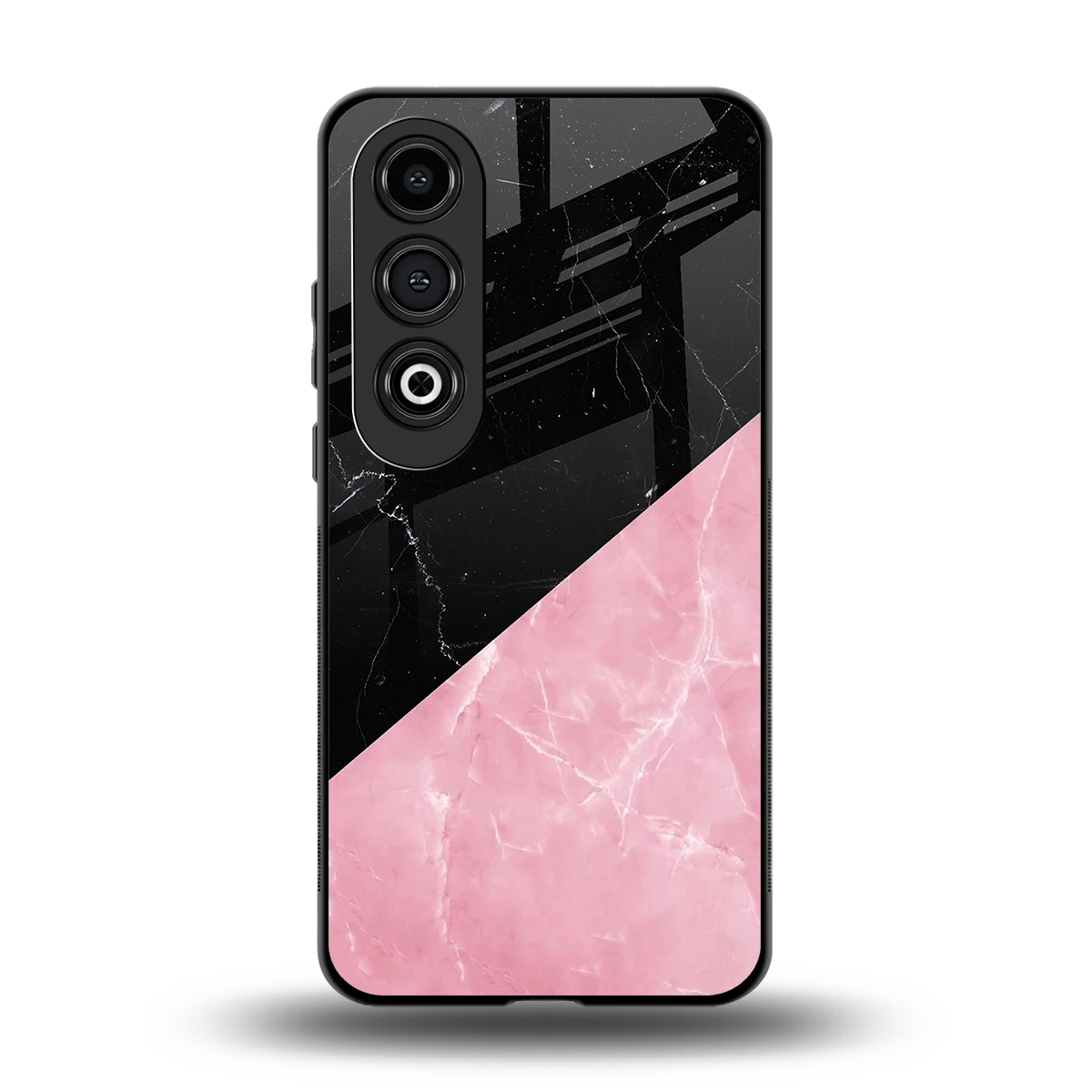Obsidian Rose back phone cover | glass case for oneplus nord ce 4