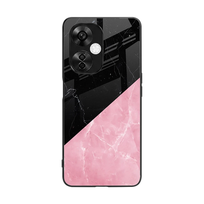 Obsidian Rose back phone cover | glass case for oneplus nord ce 3 lite