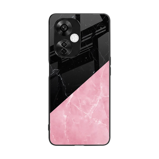Obsidian Rose back phone cover | glass case for oneplus nord ce 3 lite