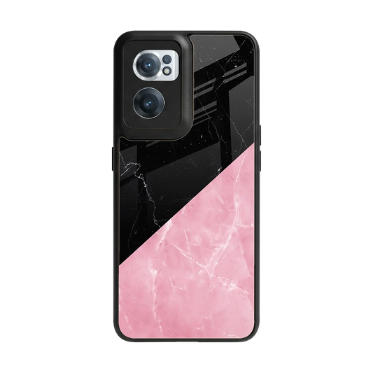 Obsidian Rose back phone cover | glass case for oneplus nord ce 2