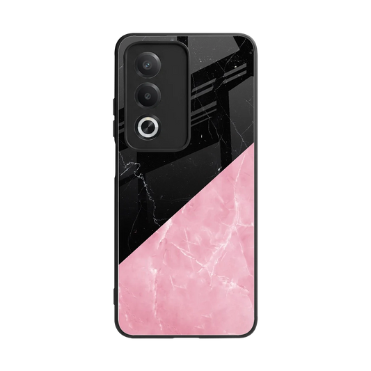 Obsidian Rose back phone cover | glass case for oppo a3 pro