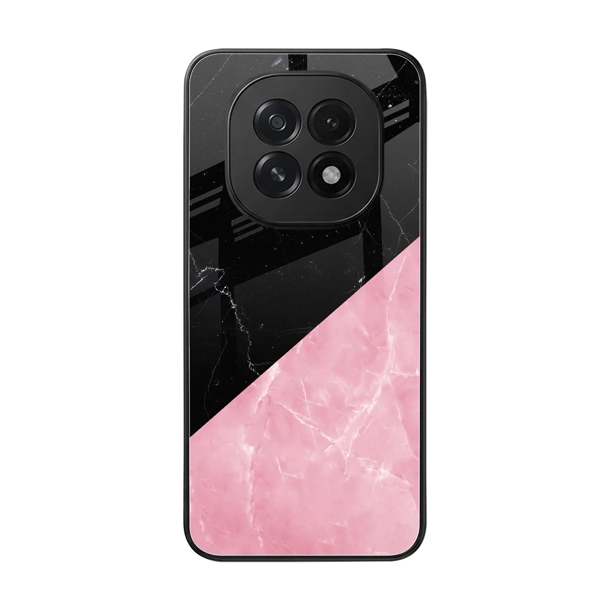 Obsidian Rose back phone cover | glass case for oppo f29 5g