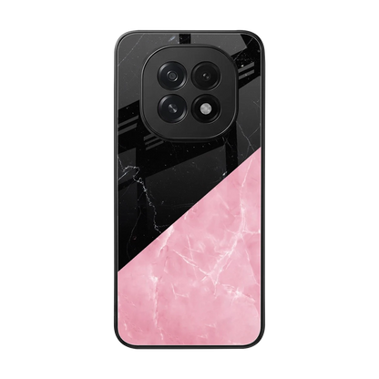 Obsidian Rose back phone cover | glass case for oppo f29 5g