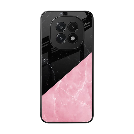 Obsidian Rose back phone cover | glass case for oppo f29 5g