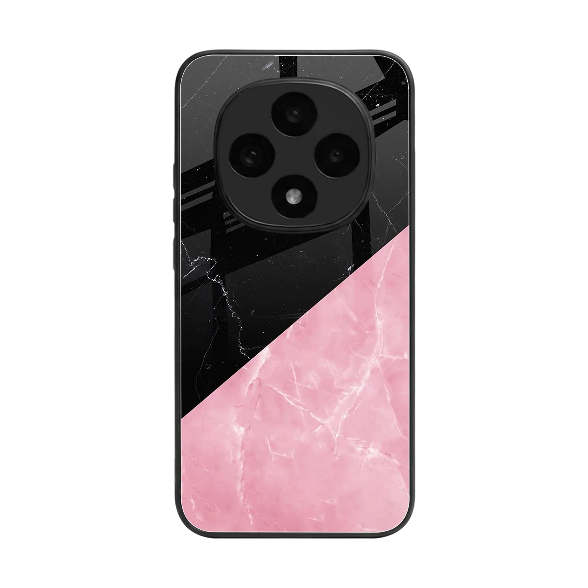Obsidian Rose back phone cover | glass case for oppo f31 pro 5g