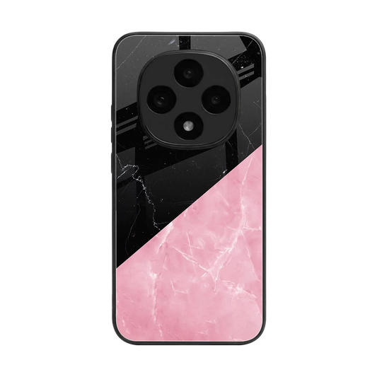 Obsidian Rose back phone cover | glass case for oppo f31 pro 5g