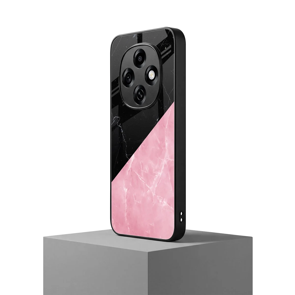 Obsidian Rose oppo f31 pro 5g mobile cover | shockproof glass phone case