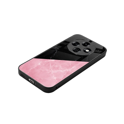 Obsidian Rose stylish phone case for oppo f31 pro 5g | glossy glass and slim fit