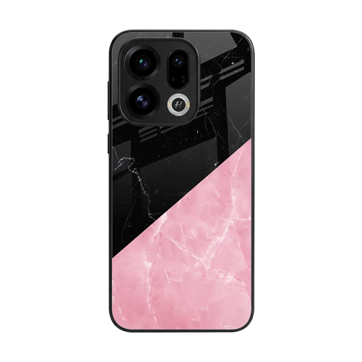 Obsidian Rose back phone cover | glass case for oppo find x9