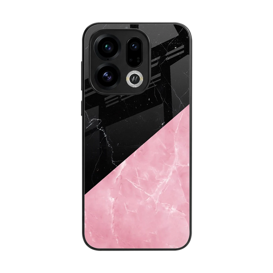 Obsidian Rose back phone cover | glass case for oppo find x9
