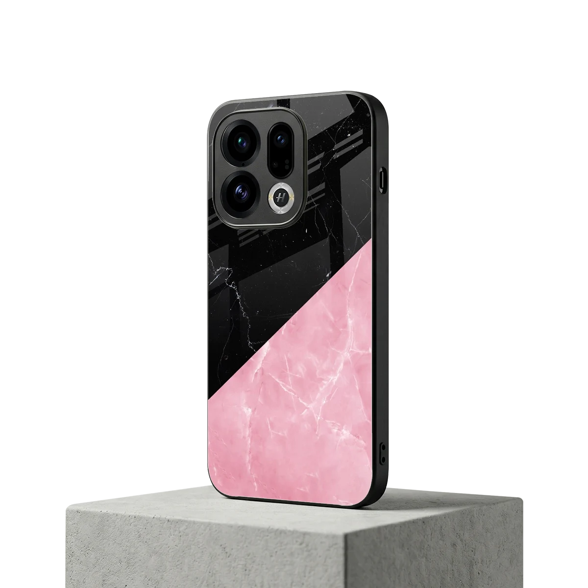 Obsidian Rose oppo find x9 mobile cover | shockproof glass phone case