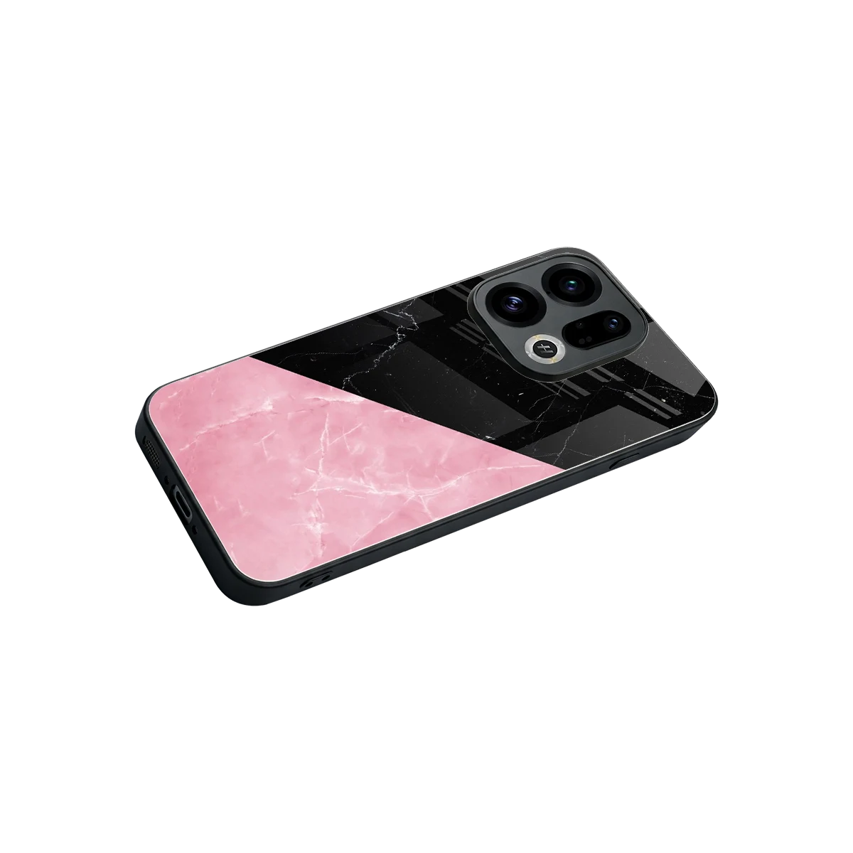 Obsidian Rose stylish phone case for oppo find x9 | glossy glass and slim fit