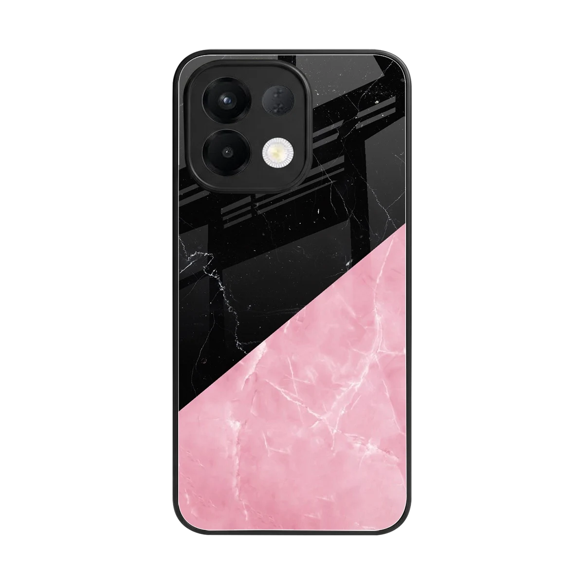 Obsidian Rose back phone cover | glass case for oppo k13 5g