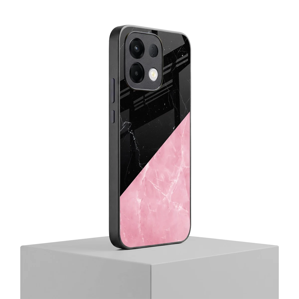 Obsidian Rose oppo k13 5g mobile cover | shockproof glass phone case