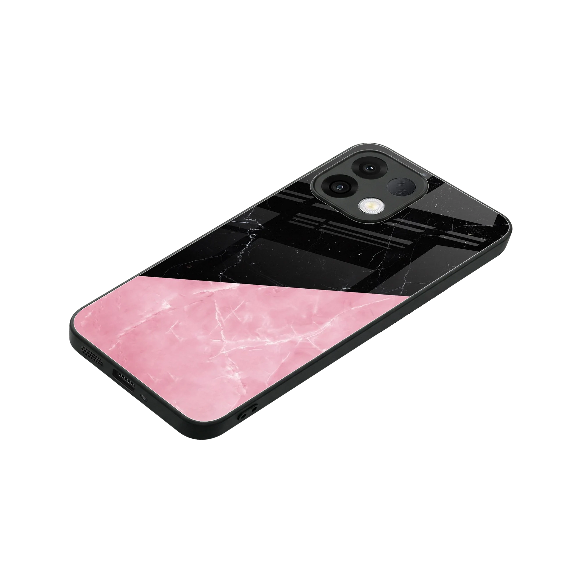 Obsidian Rose stylish phone case for oppo k13 5g | glossy glass and slim fit