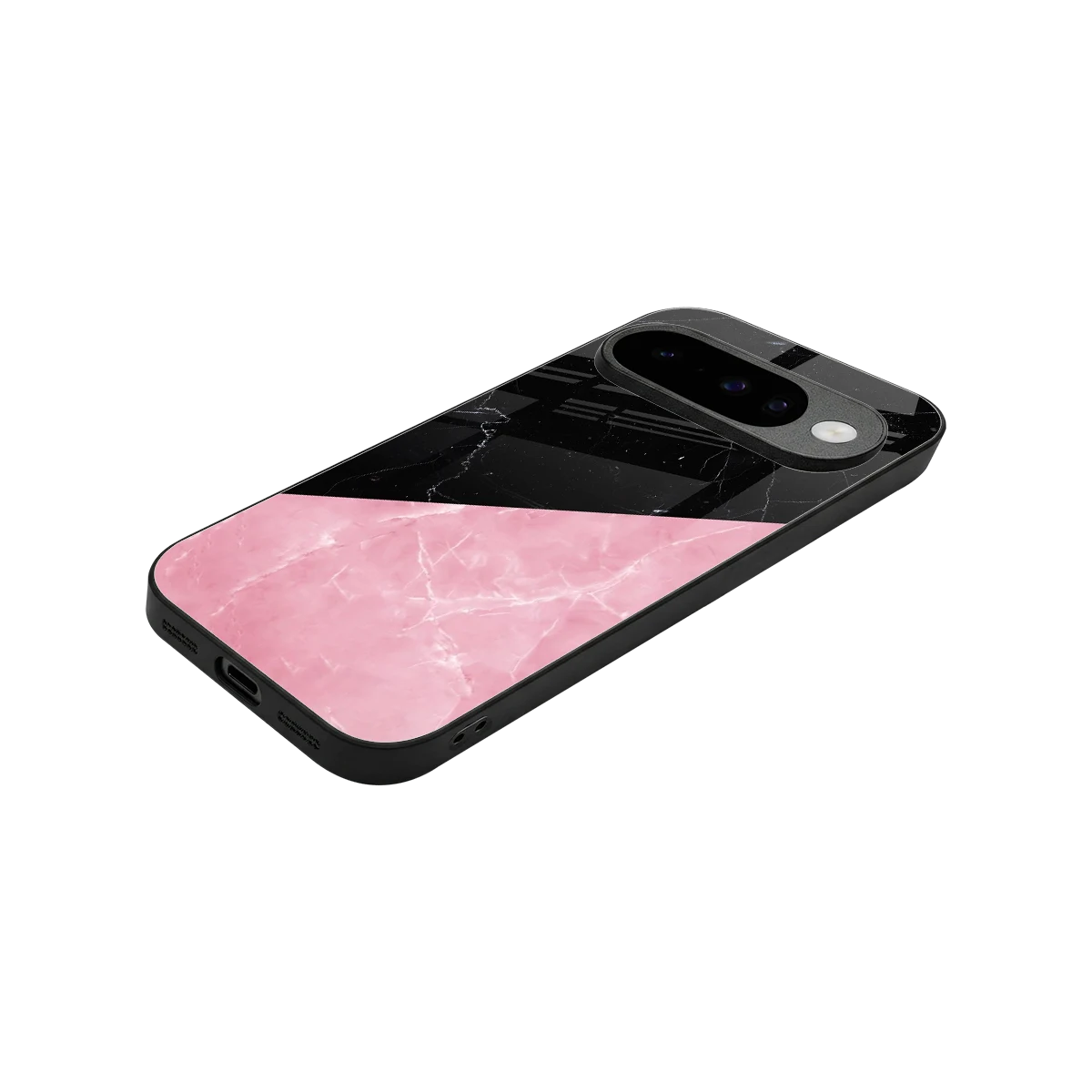Obsidian Rose stylish phone case for google pixel 10 | glossy glass and slim fit
