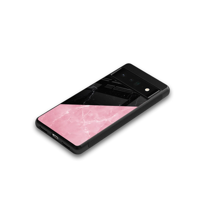 Obsidian Rose google pixel 6 pro mobile cover | shockproof glass phone case