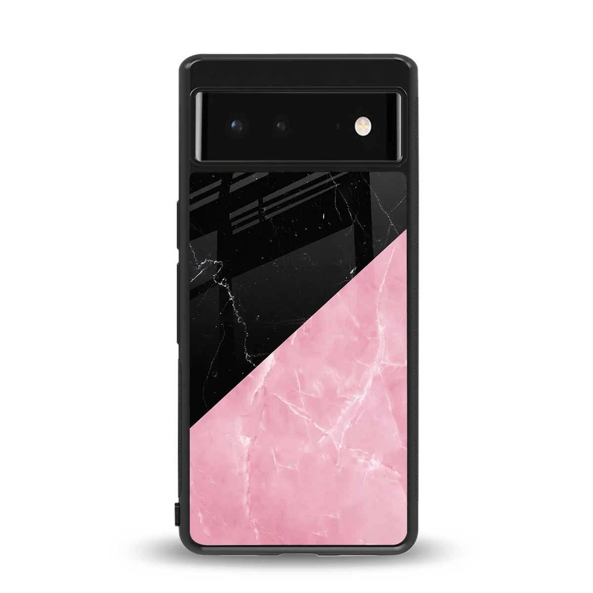 Obsidian Rose back phone cover | glass case for google pixel 6