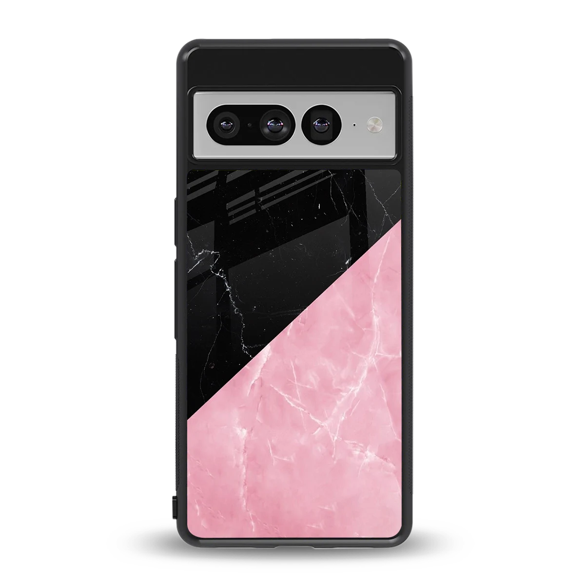 Obsidian Rose back phone cover | glass case for google pixel 7 pro