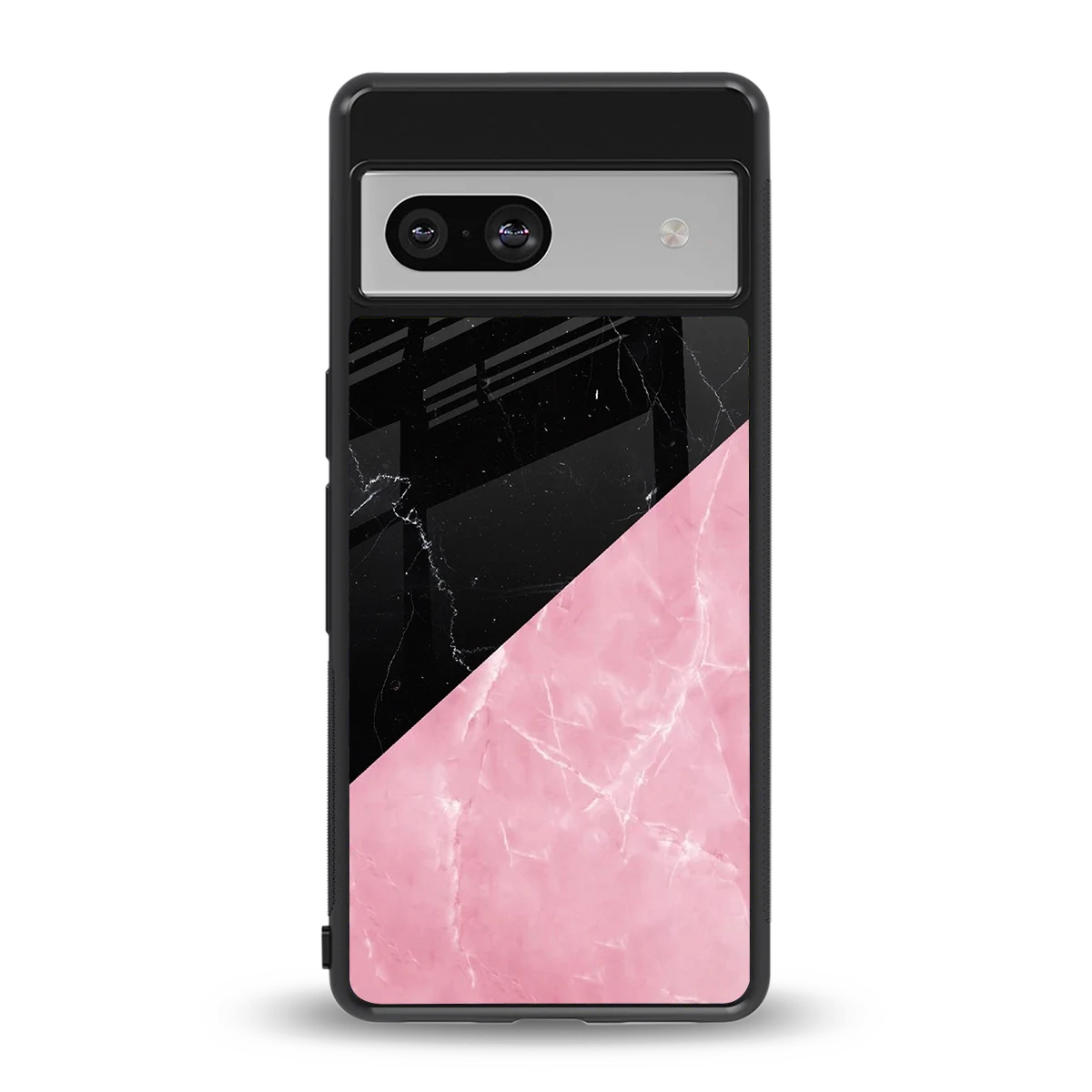 Obsidian Rose back phone cover | glass case for google pixel 7a