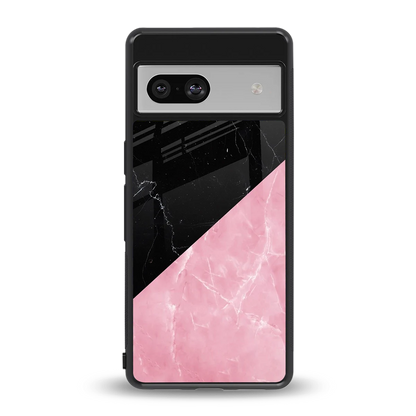 Obsidian Rose back phone cover | glass case for google pixel 7a