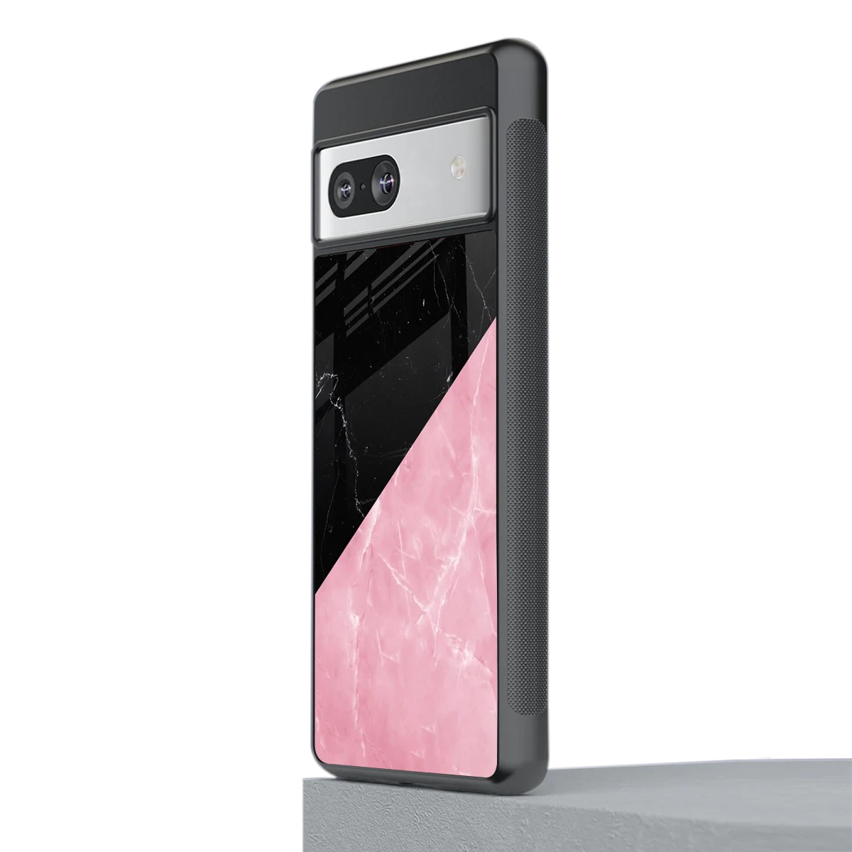 Obsidian Rose stylish phone case for google pixel 7a | glossy glass and slim fit