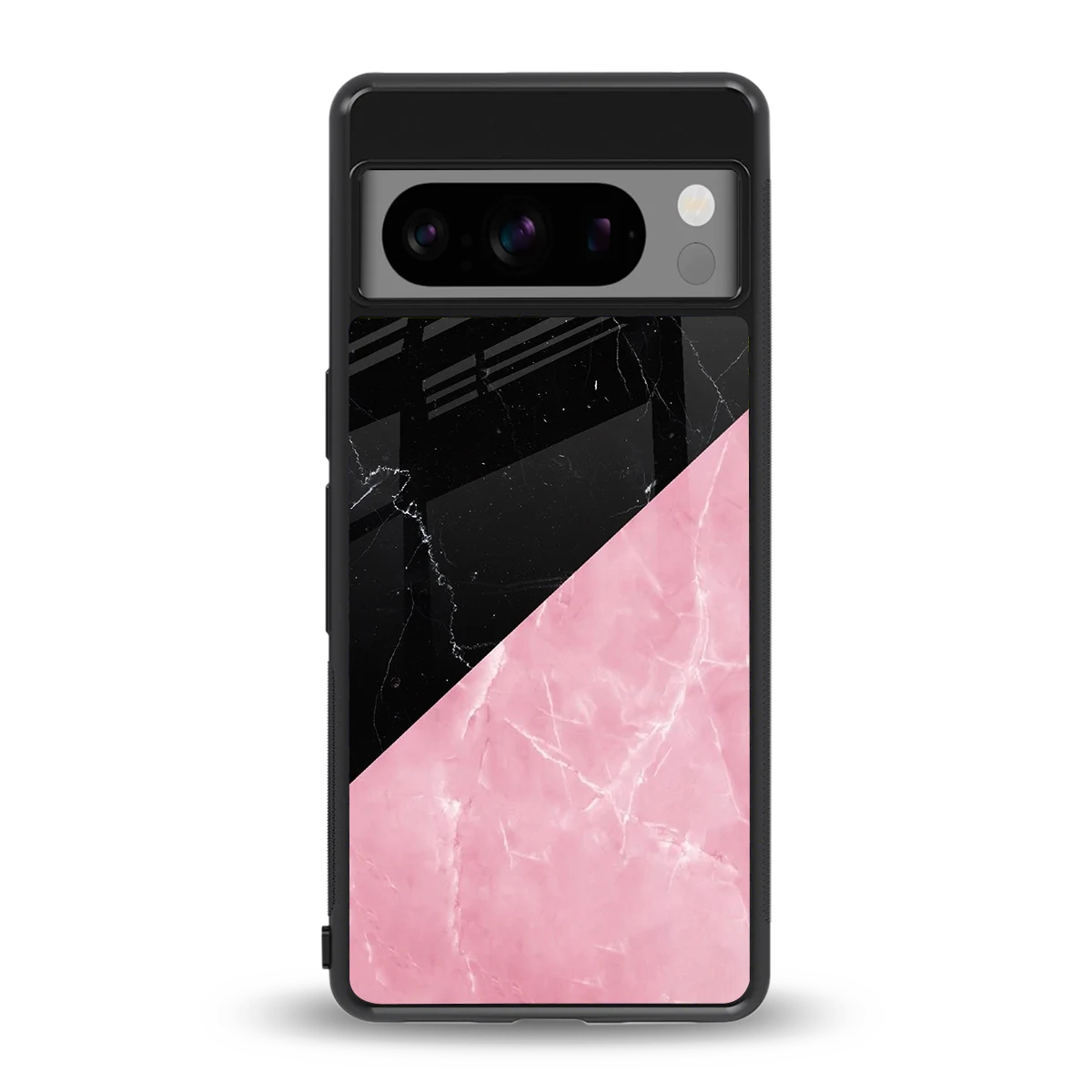 Obsidian Rose back phone cover | glass case for google pixel 8 pro