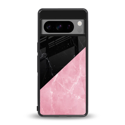 Obsidian Rose back phone cover | glass case for google pixel 8 pro