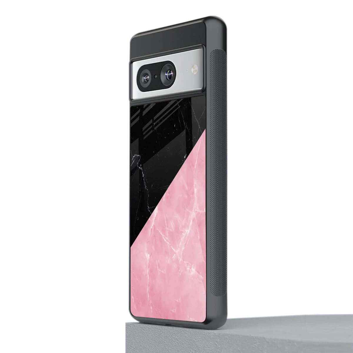 Obsidian Rose stylish phone case for google pixel 8 | glossy glass and slim fit