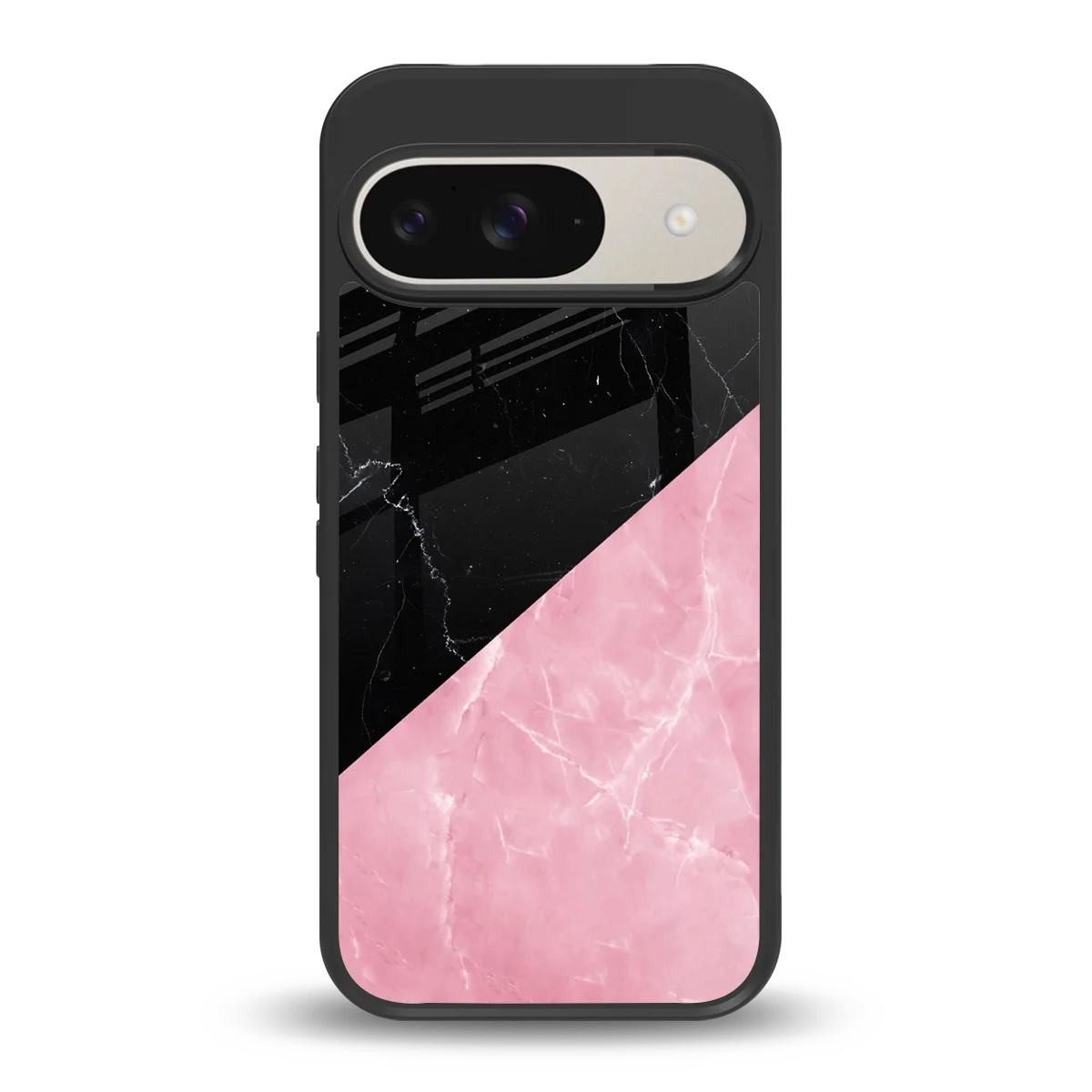 Obsidian Rose back phone cover | glass case for google pixel 9