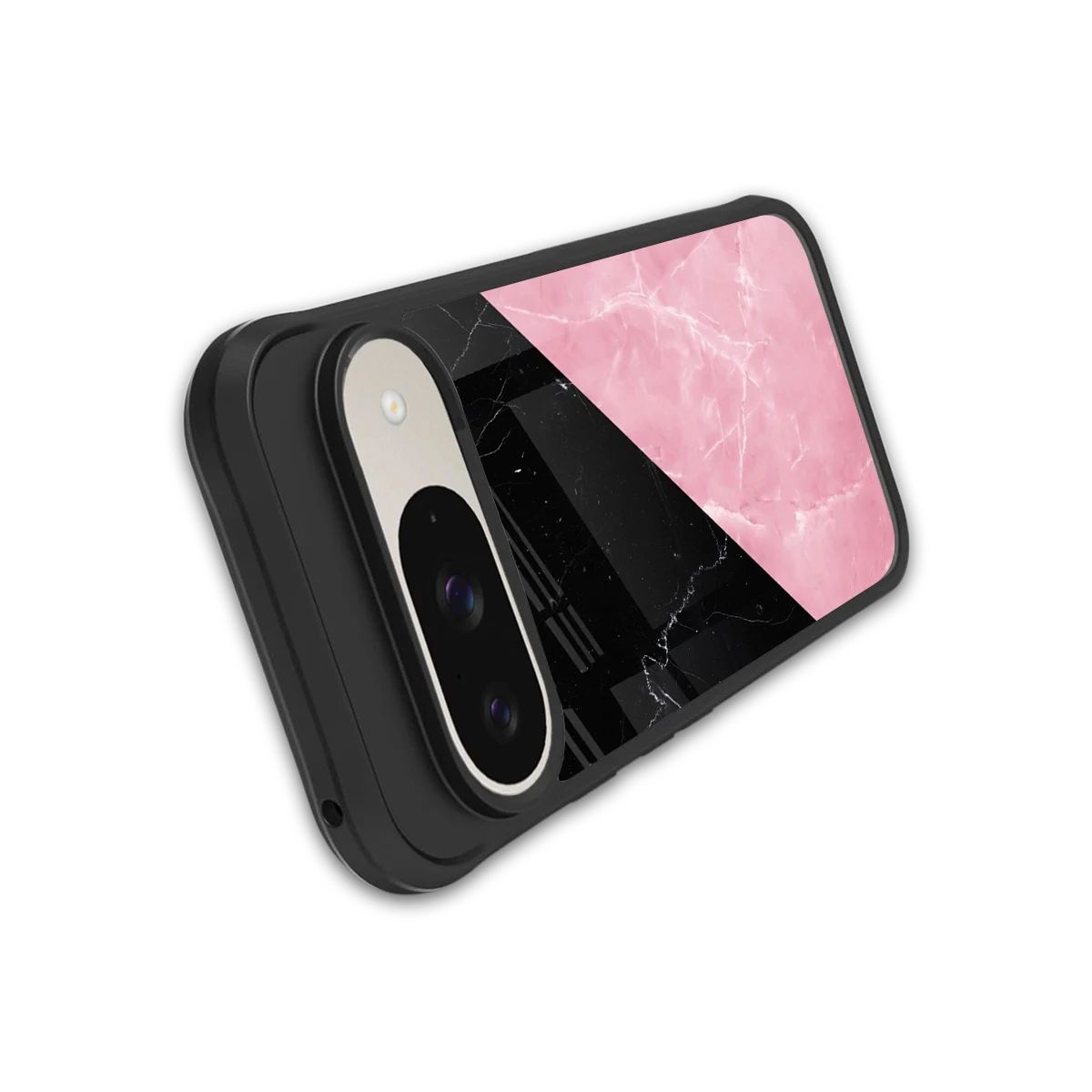 Obsidian Rose stylish phone case for google pixel 9 | glossy glass and slim fit