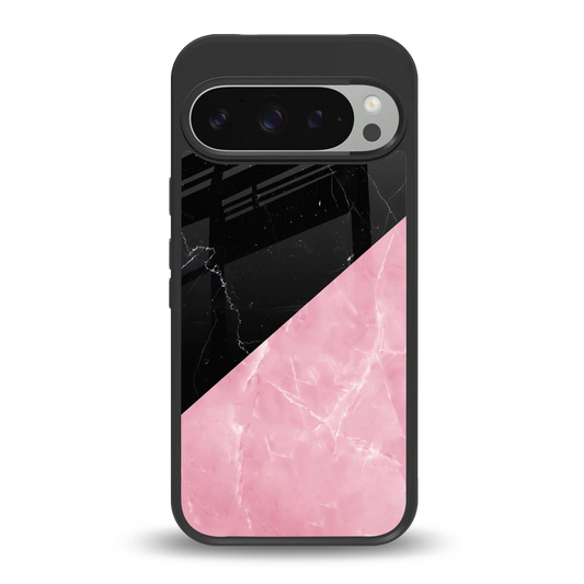 Obsidian Rose back phone cover | glass case for google pixel 9 pro