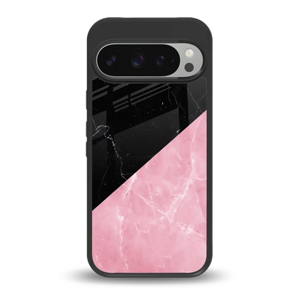 Obsidian Rose back phone cover | glass case for google pixel 9 pro xl