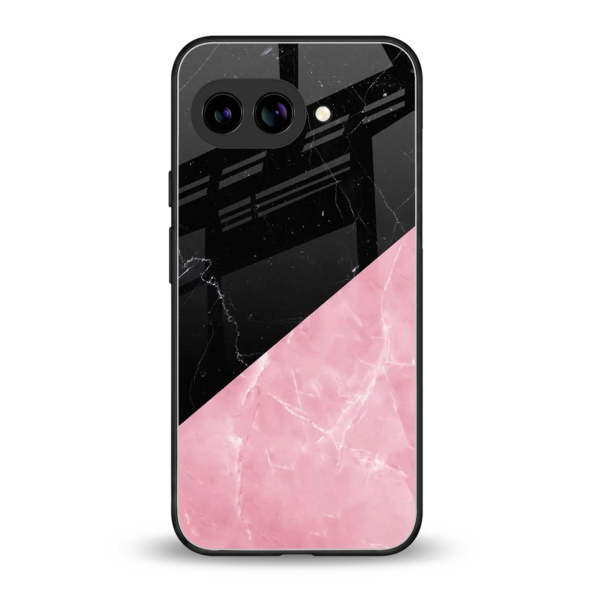 Obsidian Rose back phone cover | glass case for google pixel 9a