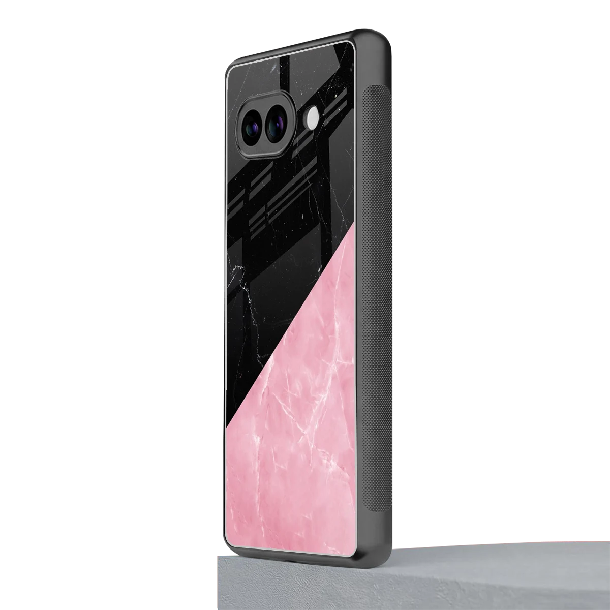 Obsidian Rose google pixel 9a mobile cover | shockproof glass phone case
