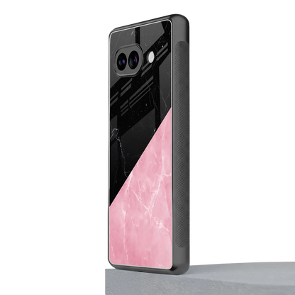 Obsidian Rose google pixel 9a mobile cover | shockproof glass phone case