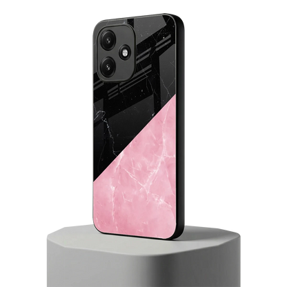 Obsidian Rose redmi 12 5g mobile cover | shockproof glass phone case
